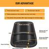 Silicone Foot Floor Cover Black 32PC