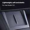 Dustproof Non-Slip Silicone Charger Liner Wireless Charging Protective Pad for Tesla Model 3 Y Car Phone Charging Tray Mat