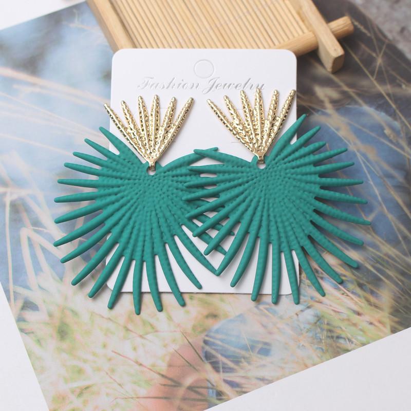 Punk Metal Drop Earrings For Women Retro Abstract Statement Jewelry Dangle Earrings pendientes moda