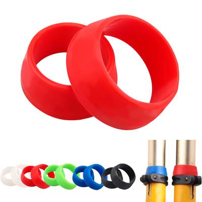 Cubierta de goma para tija de sillín de bicicleta de montaña, anillos protectores para tija de sillín de ciclismo
