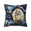 Game Cookie Run Kingdom Cartoon Square Pillowcase Cushion Cover Pillow Case Throw Pillow Cover for Home Sofa Living Room