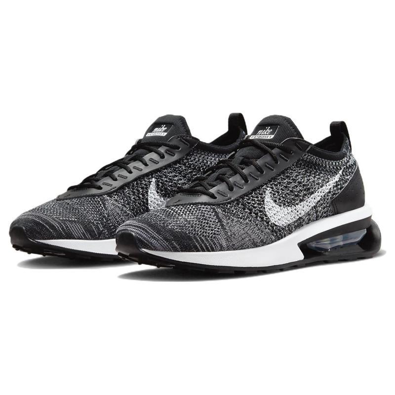 Nike Air Max Flyknit Racer Black White Sneakers Casual Shoes DJ6106-001