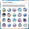 20 Pcs PET Scrapbook Stickers Fruit Heart Decorative Stickers for Scrapbooking Crafts Junk Journal Diary Stickers