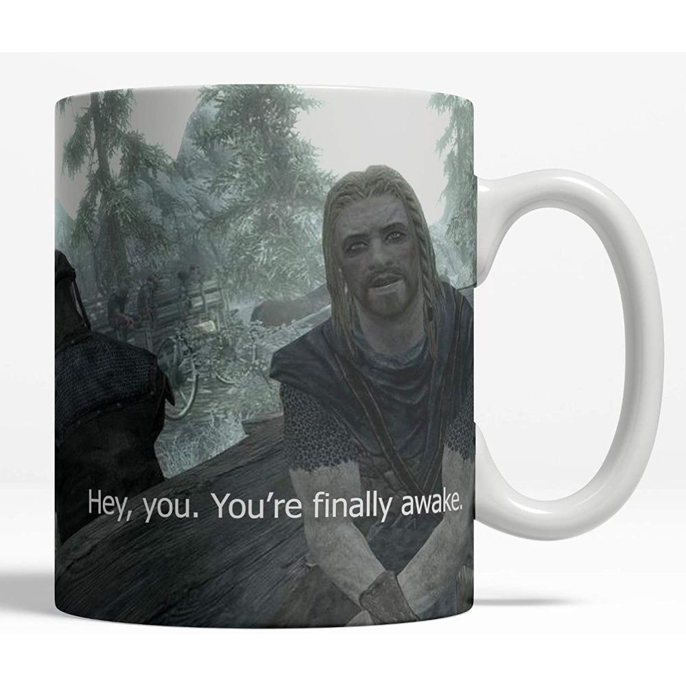 

Skyrim керамічна термочутлива чашка-хамелеон кавова чашка The Elder Scrolls 301-400ml