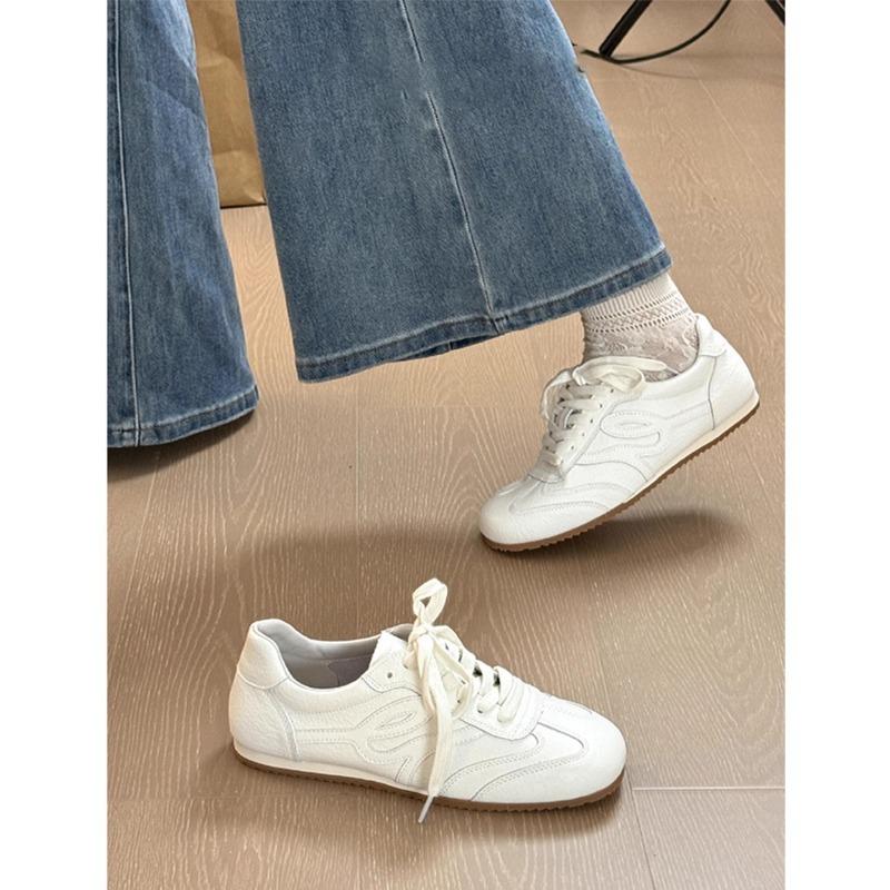 Shougu genuine leather little white shoes for women, breathable autumn new models, great-looking soft-soled and lightweight women
