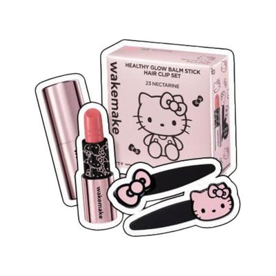 [Hello Kitty Black Edition / Hairpin Gift] Healthy Glow Balm Stick 23 Nectarine