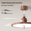 NuFeng 42-inch Invisible Blade Smart Ceiling Fan Light with Eye Protection