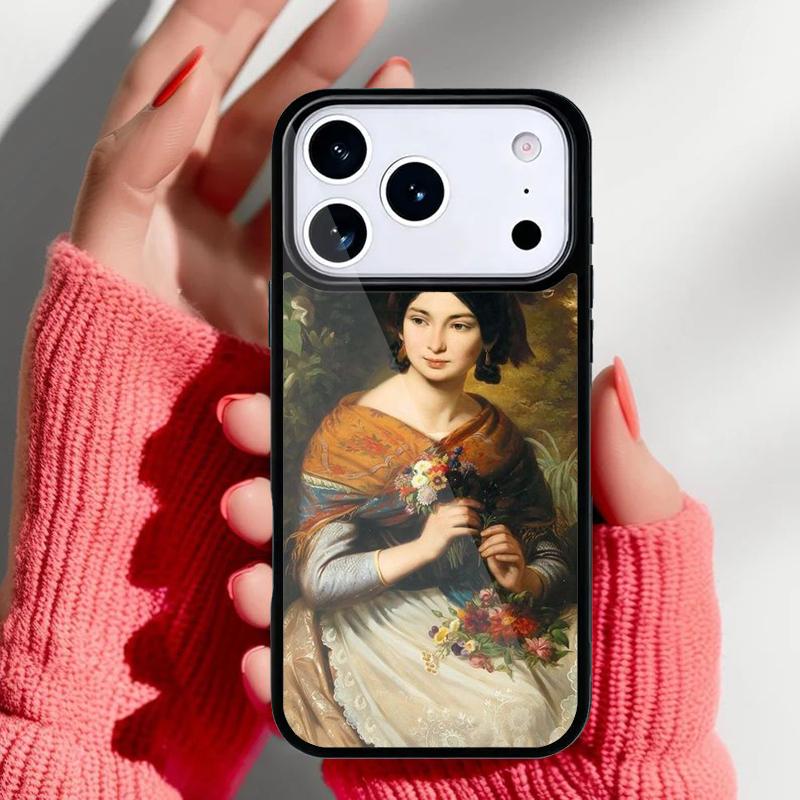 Renaissance art Painting Phone Case for iPhone 17 Air 16e 15 14 13 Pro Max Back Cover for 12 11 Pro Coque