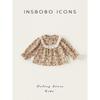 Insbobo Girl Shirt 2025 Autumn New Arrival Kids Floral Shirt Baby Spring & Fall Fashionable Blouse