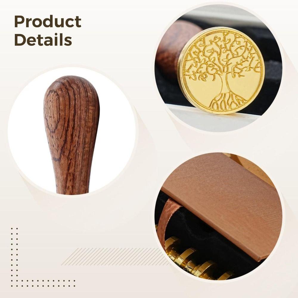 8/10/12Pcs Creative Lacquer Seal Head Stamps Set Enamelled Seal Heads  Invitations Cards Envelopes