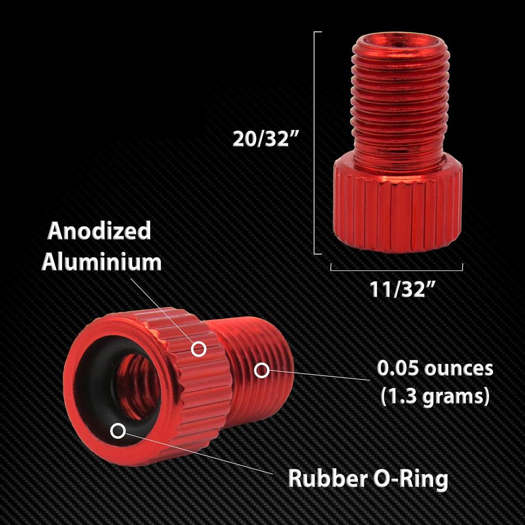 Aluminum Alloy Adapter for Valve Mountain Bike Motorbike Cycling Inflated Lends To Schrader Bike Accessories