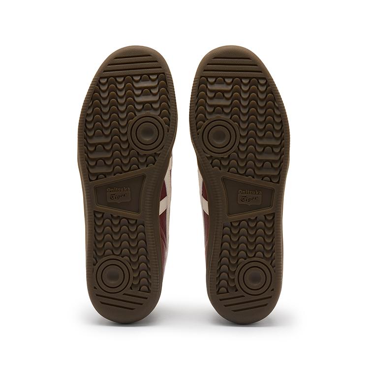 ONITSUKA TIGER Tokuten Fashion Vielseitige Langlebige Low-Top Freizeitschuhe Unisex Freizeitschuhe Burgunderrot 1183B938-600