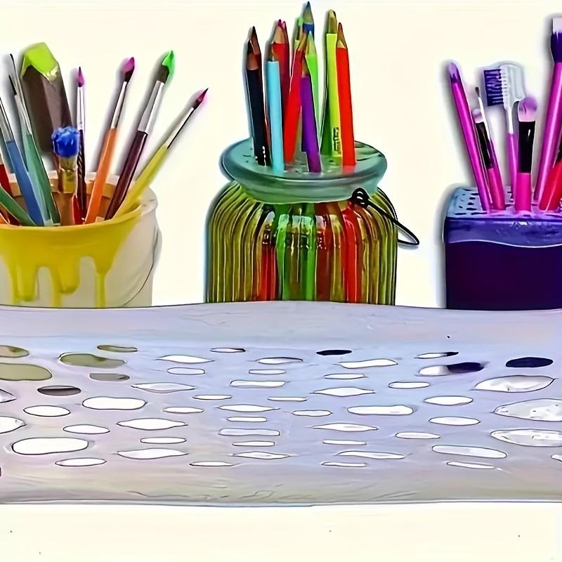 Versatile Silicone Flower Stem Holder - Waterproof Floral Arranger for Bouquets, Vases & Pen Organization