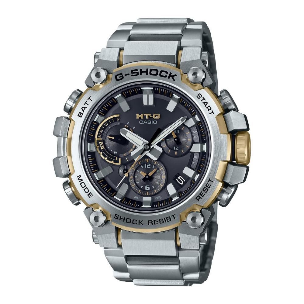 

[Casio] Годинник G-Shock MT-G Bluetooth оснащений сонячною радіостанцією MTG-B3000D-1A9JF чоловічий срібний