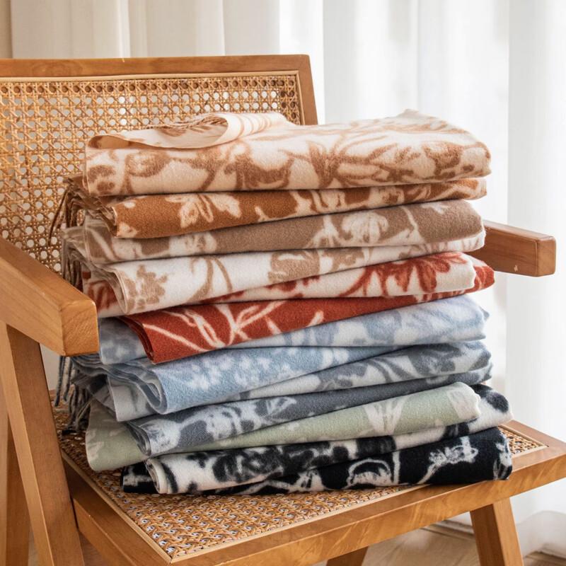 Ailanhui Jia WJ Couple's Imitation Cashmere Printed Scarf