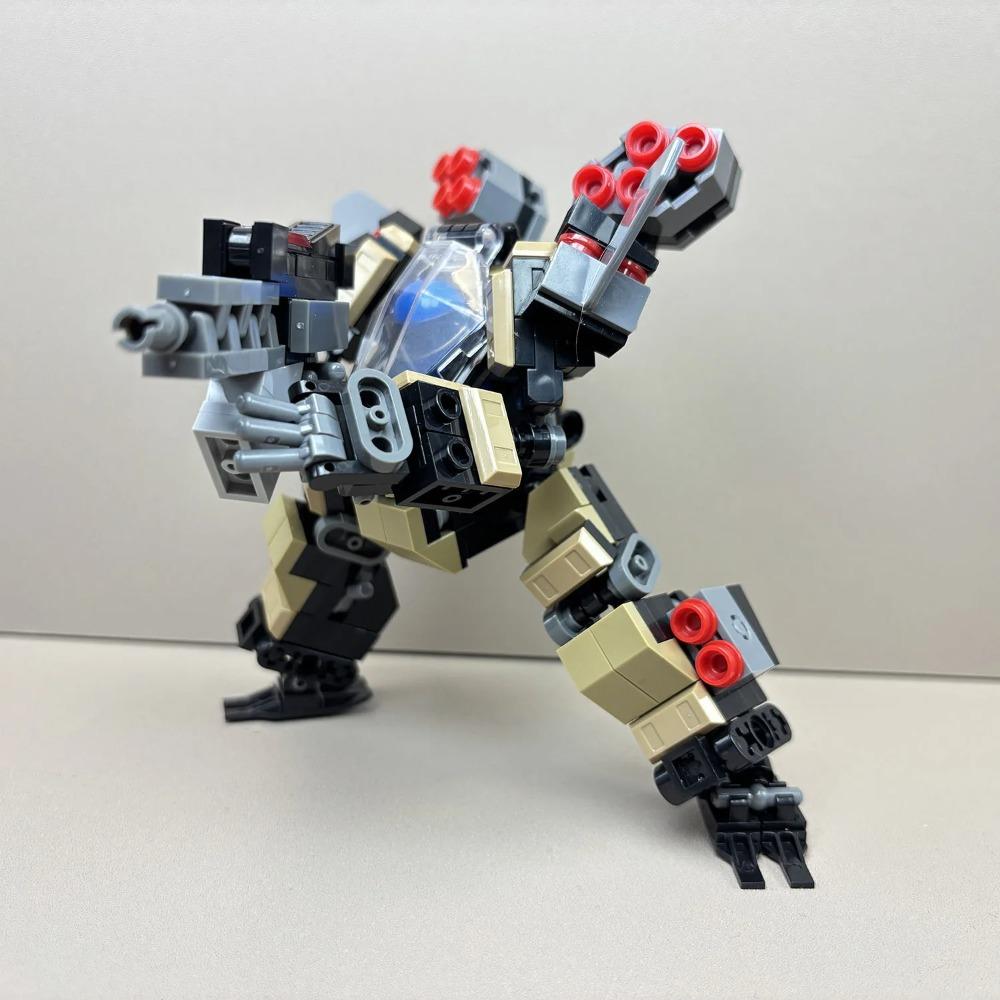 Action Figure Blocchi di Costruzione Modello Mech Guerrieri Manovrati Figura a Blocchi Robot Soldato Assembla Giocattoli Per Bambini