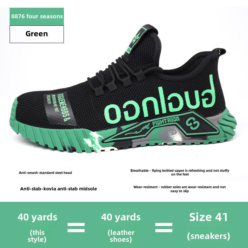 

Защитные ботинки Zhengu Air Cushion со стальным носком – унисекс, амортизация, защита от ударов, проколов, дышащая защитная обувь.