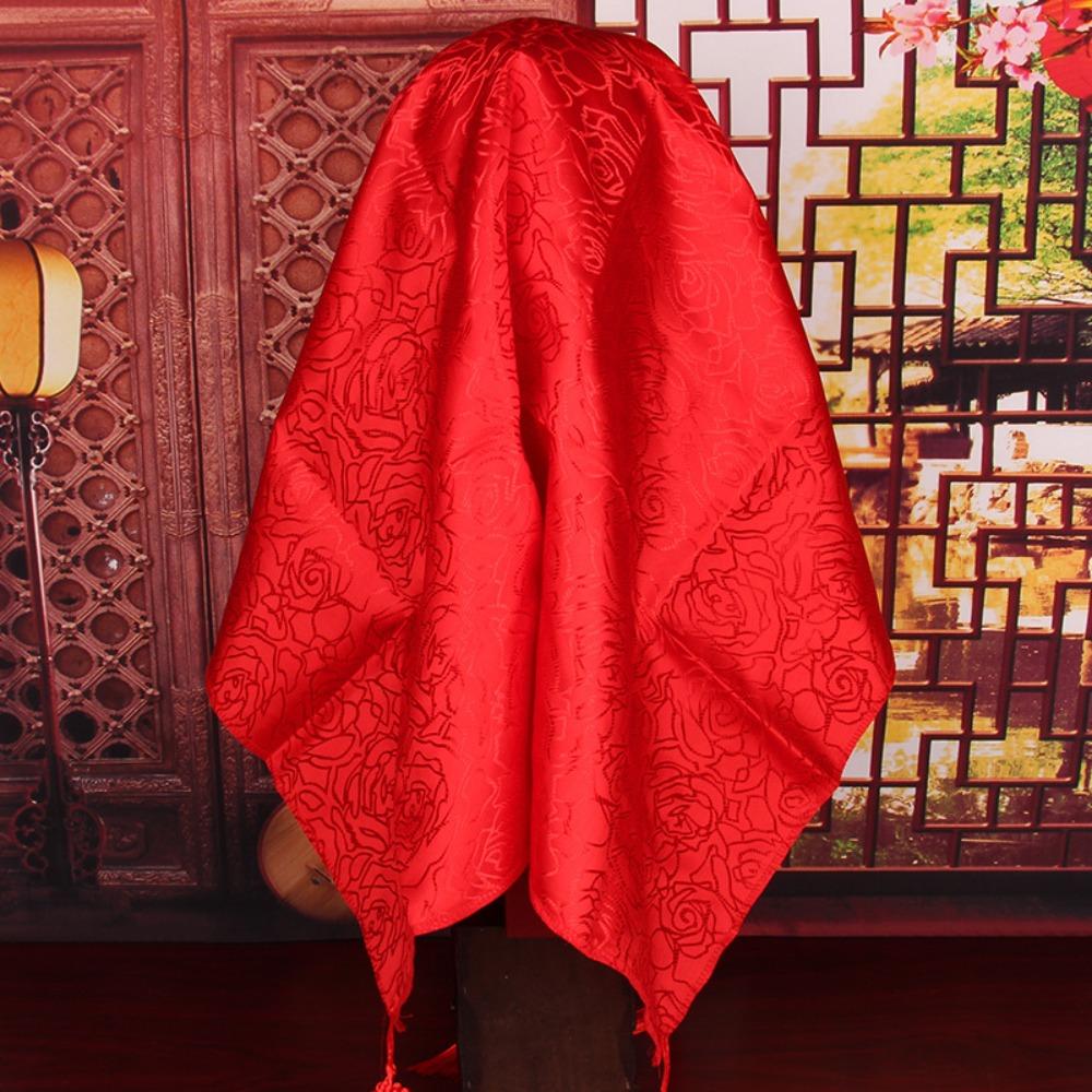 

Роскошная Свадебная Фата Невесты в Китайском Стиле Феникс Головные Уборы Древняя Красная Свадебная Фата Головной Убор Style 1