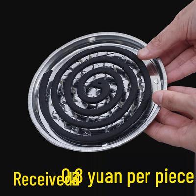 Extra Large Fireproof Mosquito Coil Holder - Thick, Anti-Scald Tray for Mosquito & Fly Repellent In Bathroom