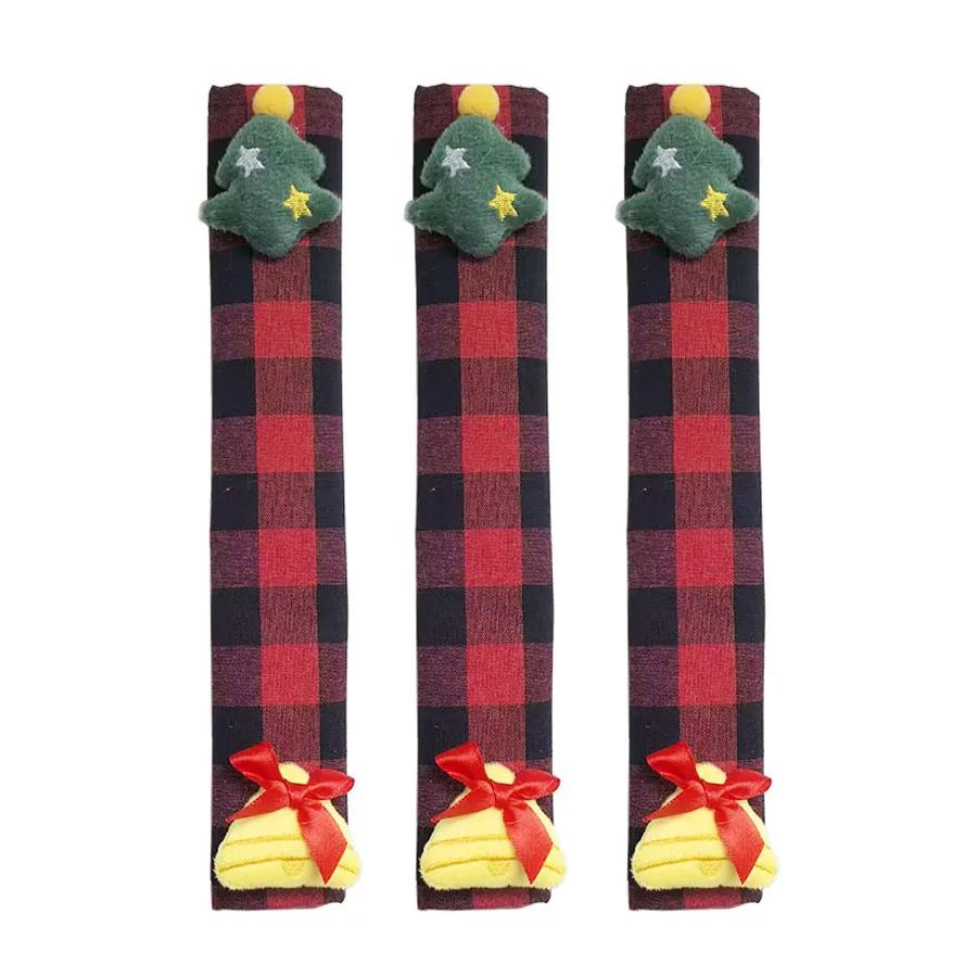 Non Woven Fabric Fridge Door Handle Covers with Easy Installation Strap Suitable for Multiple Appliance Handles