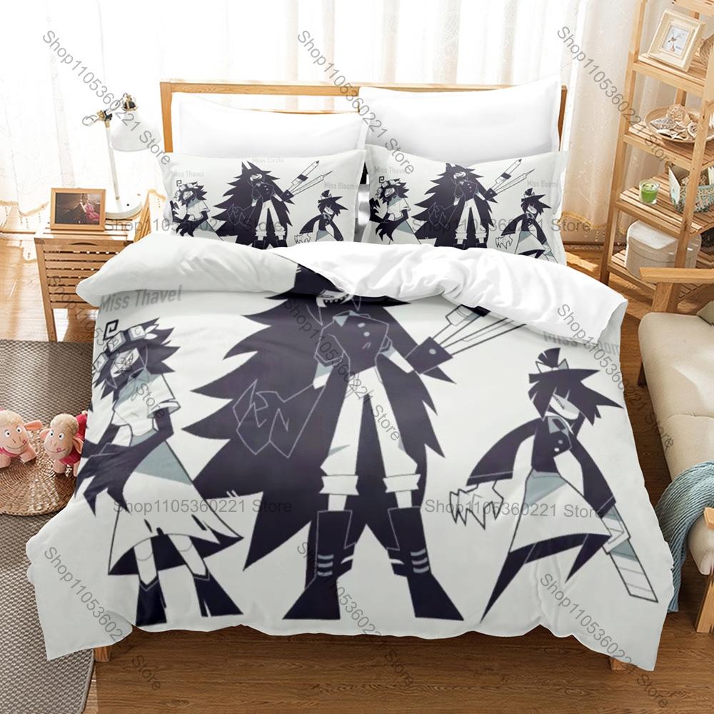 Fundamental Paper Education Theme Bed Set 3 Piece Quilt Cover Set for Fans Comfortable Bedclothes Home Textile All Sizes