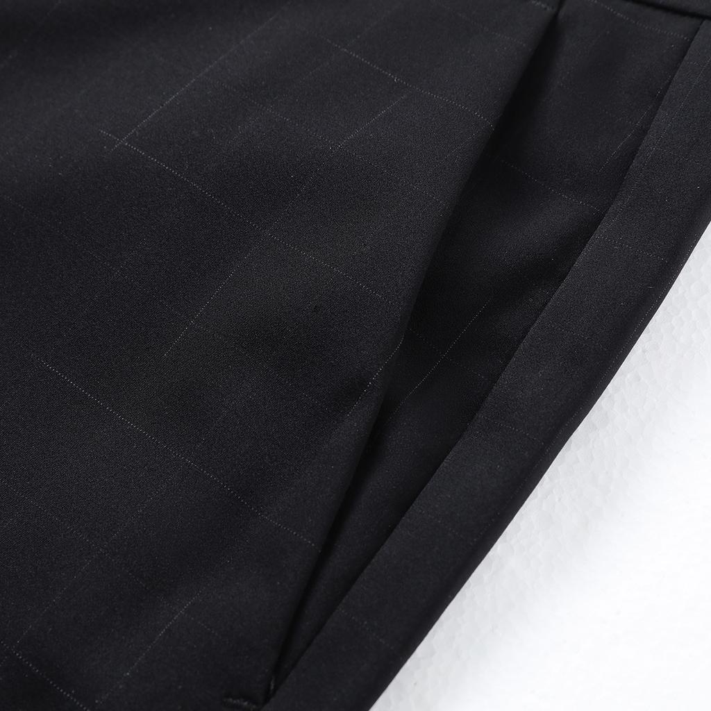 [Grid Jacquard] Jinammonia Elastic Easy to Care Men's Casual Pants