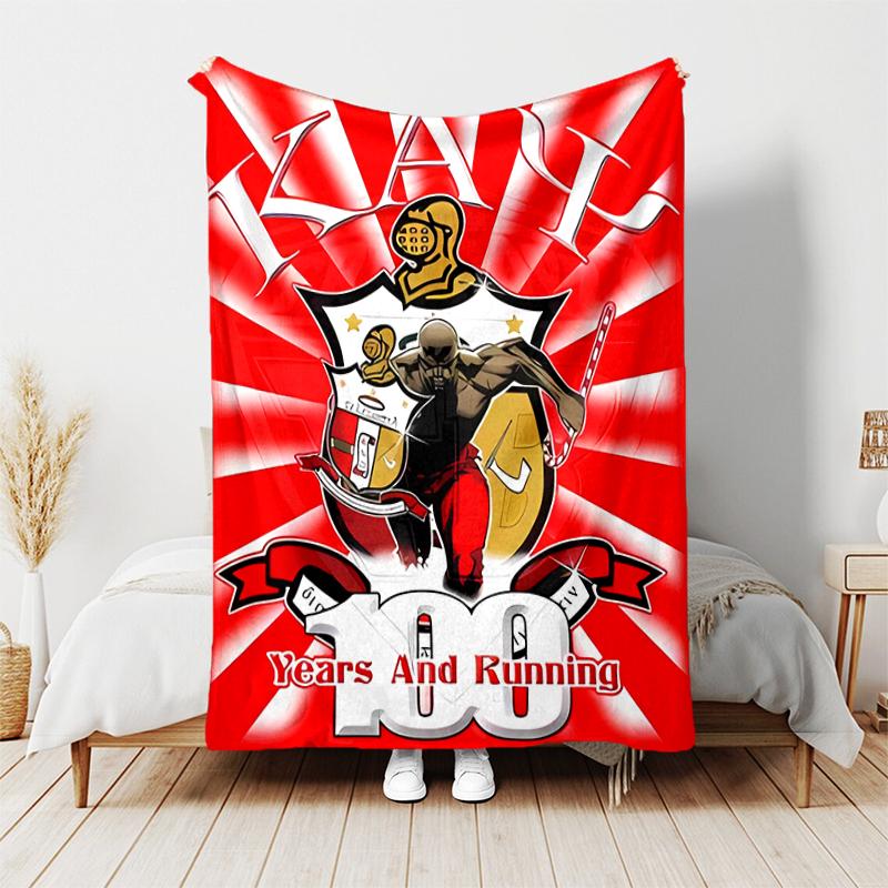 1pc Blanket Kappa Alpha Psi Print Design, Lightweight Blanket for Sofa, Bed- Soft &Warm, Gift for All Seasons like Christmas, Halloween