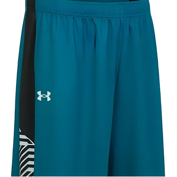 Under Armour Logo Print Mid-Rise Fitted Drawstring Moisture-Wicking Breathable Running Fitness Training Basketball Pants Men pants 23500201-343