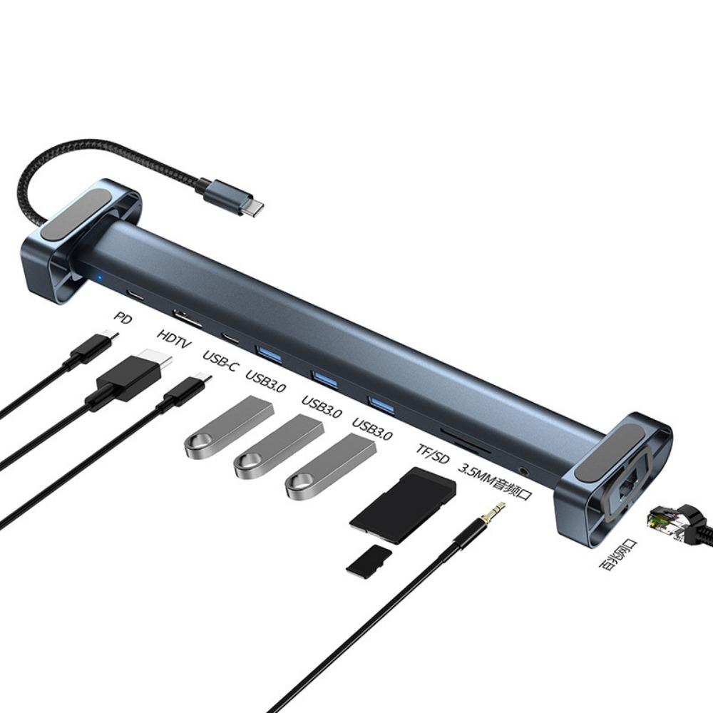 7 in 1 USB 3 0 Docking Station for MacBook Adapter Hub Converter Splitter Expander