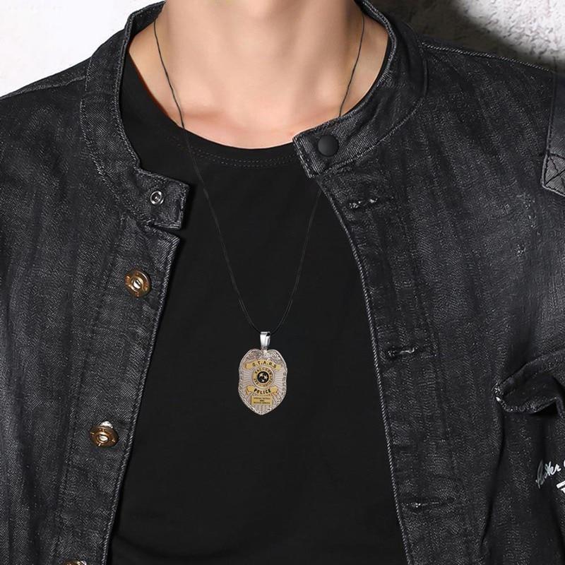 Game Raccoon City Police Badge Pendant Necklace Keychain Gifts Jewelry Accessories