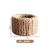Paquete de 6/12 Anillos para Servilletas Tejidos de Yute Natural, Pinzas para Servilletas de Decoración de Mesa Estilo Rústico, Anillos para Guardar Manteles del Hogar