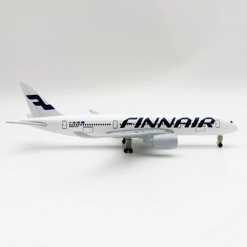 Finnair Air Airways A350 Metal Alloy Airplane 20cm 1/400 Scale Aircraft Model With Stand Aviation Enthusiasts Decoration Gift