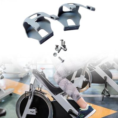 Exercise Bike Toe Clips Mountain Bicycle Half Replace Easy To Install, Without Straps for