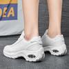 White Running Sneakers Spring and Autumn Leather Waterproof Breathable Dancing Shoes Lightweight Non-slip Soft-soled Travel Shoes