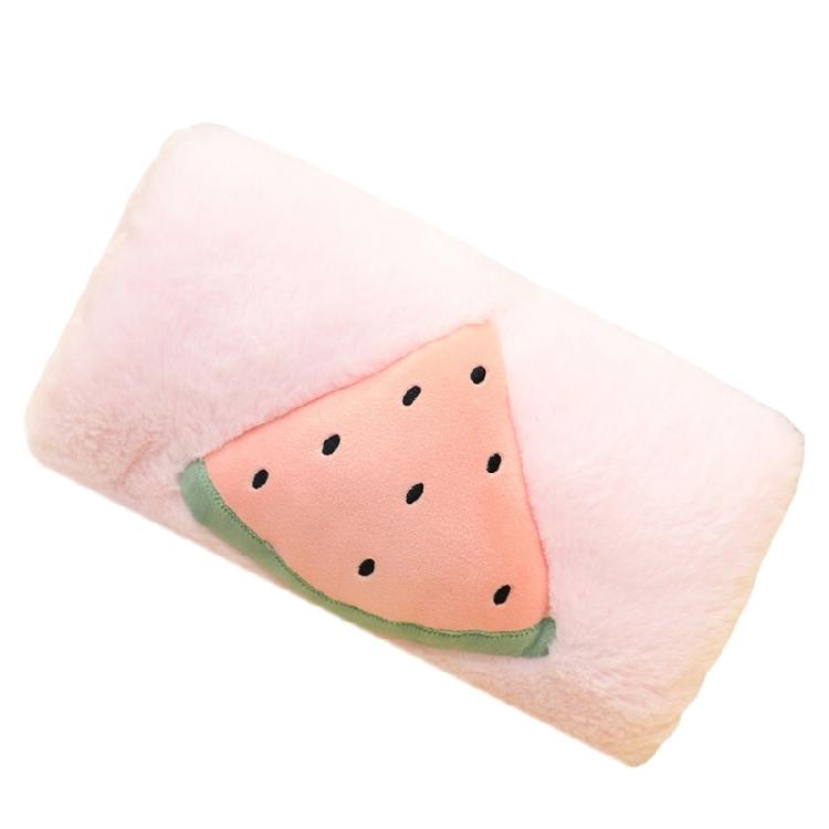 Elegant Hand Warmer Furry Easy to Detach Cartoon Fruit Winter Essential Women Winter Hand Warmer Lovely Fruit
