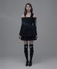 Mausolleum Balloon Cancan Skirt - Black
