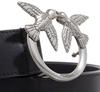 Pinko Branded Women's Leather Belt Love Berry Simply - Size: M