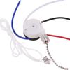 Ceiling Fan Switch Kit 3 Speed 4 Wire, Fan Switch Zipper Speed Control Switch, ZE-208S Pull Wire Switch With Rope