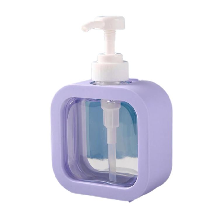 Plastic Pump Bottle Soap Dispenser Hand Wash Liquid Holders For Kitchen Bathroom Essential NonSpill Liquid Management