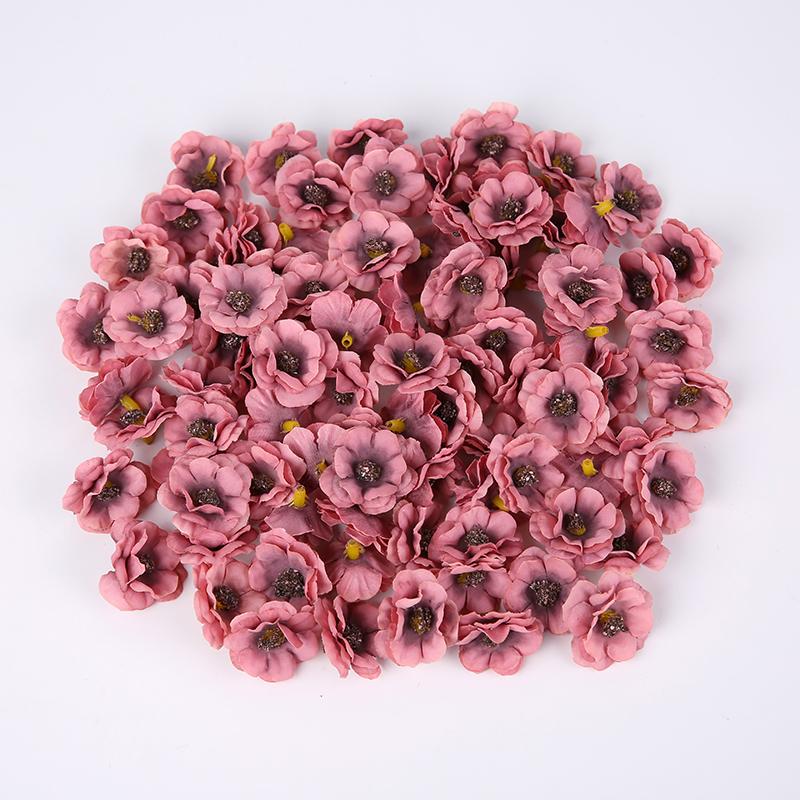 30/50Pcs 3cm Multicolor Mini Daisy Silk Artificial Flower DIY Valentines Day Party Christmas Wedding Decoration Home Decor