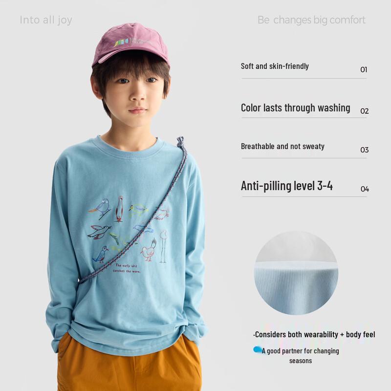 Gulu Diary Kids' Printed Long-Sleeve T-Shirt