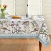 Nappe Lavable Vintage Florale d'Oiseau Décor de Table à Manger Réutilisable Imperméable Housse de Table Style Ferme Décor de Fête de Mariage de Vacances