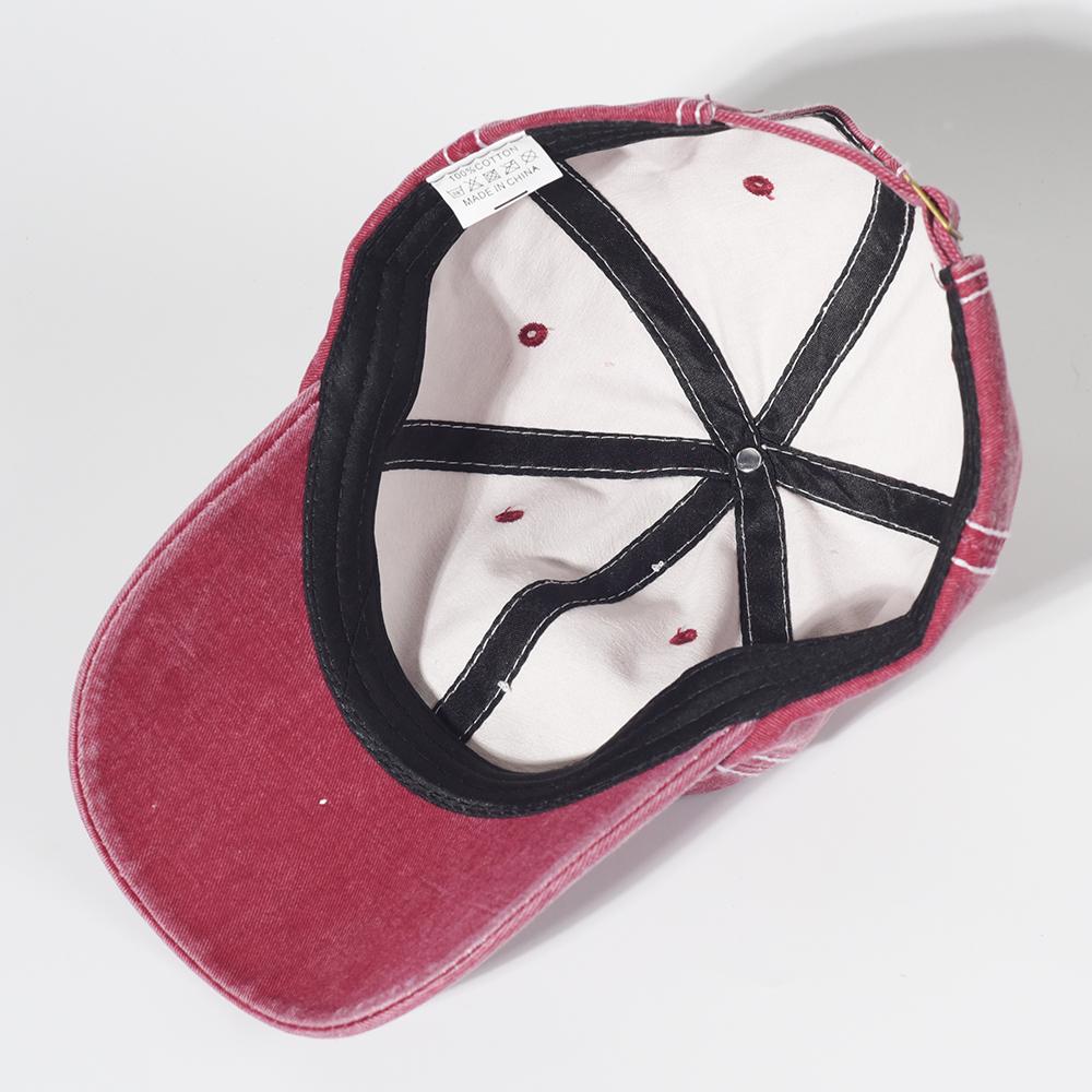 Gewaschene Baseballkappe aus 100 % Baumwolle, weiche, solide Mütze für Damen und Herren, Vintage-Papa-Mütze, Outdoor-Sportkappen, lässig, klassisch, verstellbar, einfarbig