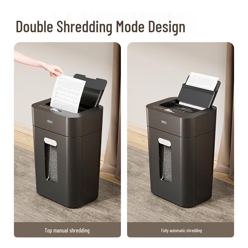 Deli 14501 Level 4 High Security Auto-Feed Paper Shredder CN Plug (adapter Included)