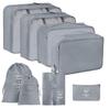 Seven-Piece Travel Storage Set: Wash Bag, Clothes, Underwear Organizer & Folding Sub-Pack