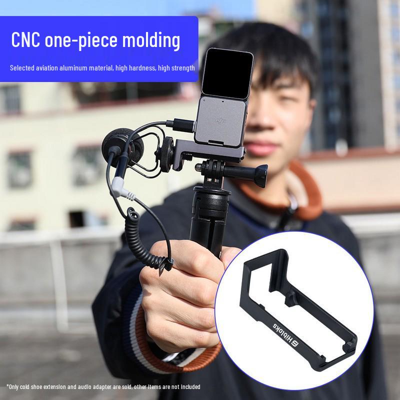 DJI Osmo Action 2 Cold Shoe Mic & Light Extension Piece - Aluminum Alloy by RCSTQ