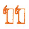 1/2/3Pcs Popcorn Bucket Handle Reusable Lightweight Ergonomic Universal Round Square Popcorn Bucket Grip Handle Snack Holder Carrier