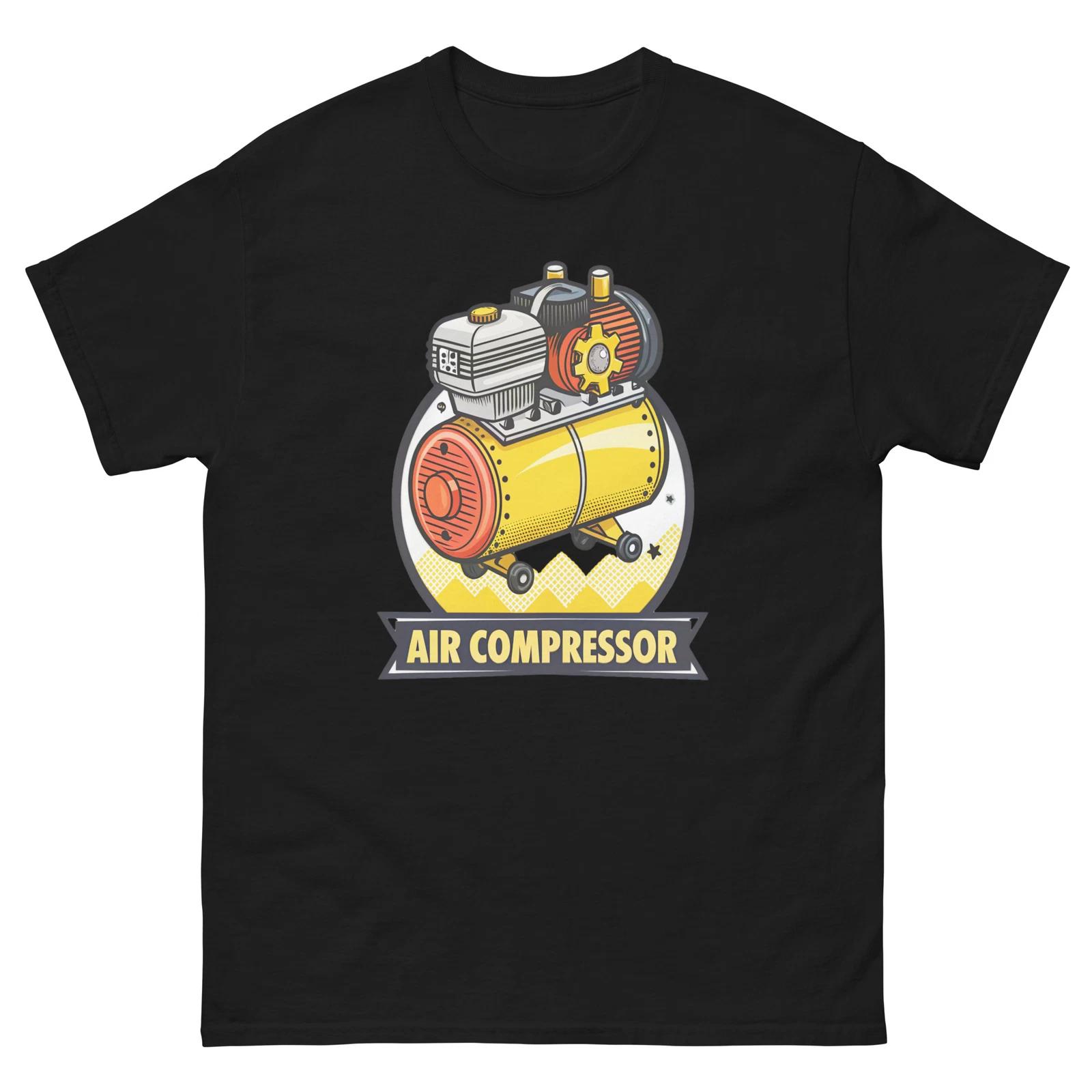 

Air Compressor Workplace Tool Tools Construction Working T-Shirt 2XL