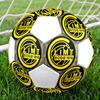 1PC Glimt Size 5 Soccer Ball PrahaIndoor Soccer Ball Colorful All Ages Machine Stitched PVC Competition Ready Durable High-Bounce