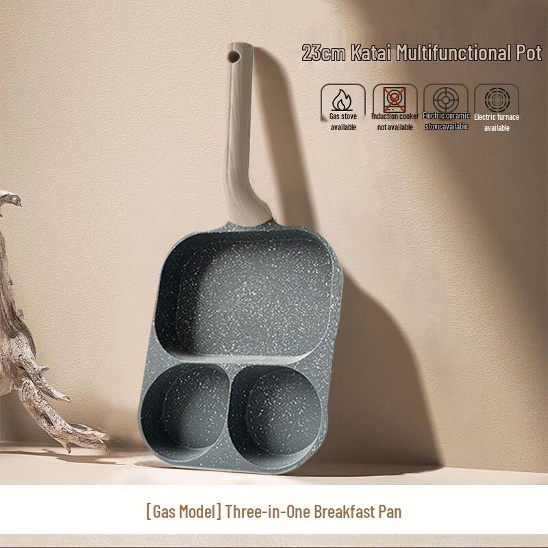 Maifan Stone Non-Stick 2-Hole Egg Frying Pan